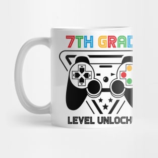 7th Grade Level Unlocked Video Gamer Back to School Boys Mug